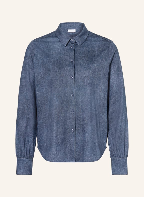 DESOTO Bluzka koszulowa LIZZY w stylu jeansowym GRANATOWY