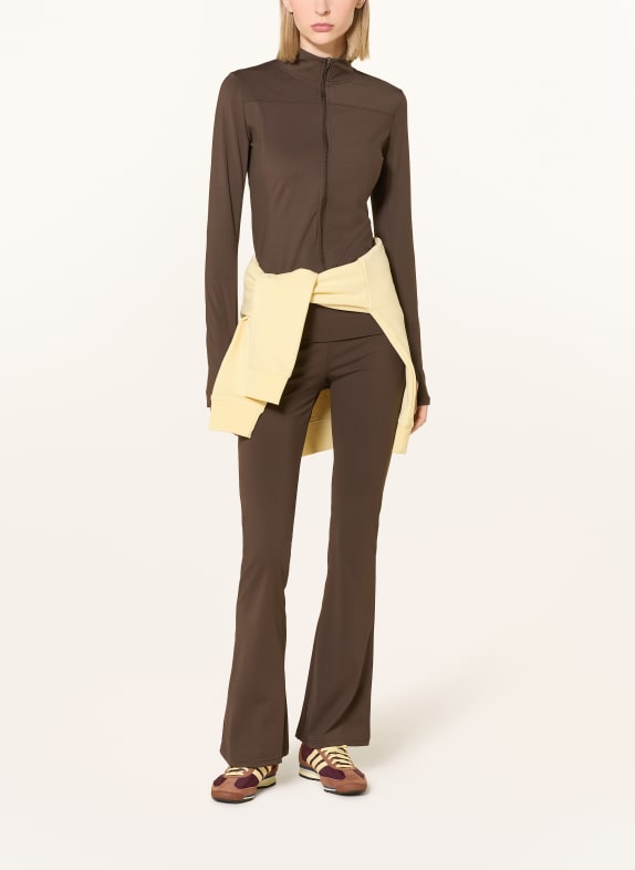 NEO NOIR Sweatjack NOLANA MARRON FONCÉ