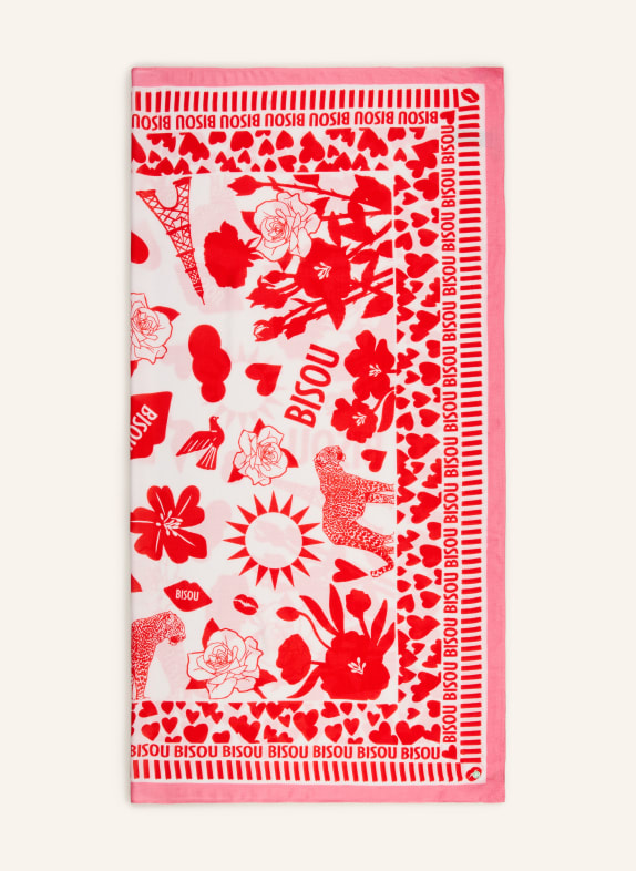 CODELLO Tuch ROT / LACHS / WEISS