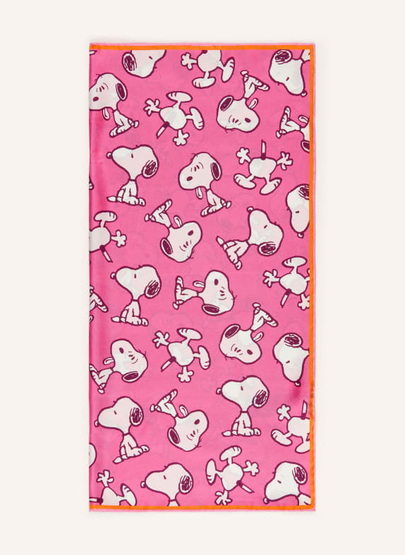 CODELLO Seidentuch ROSA / ORANGE / WEISS