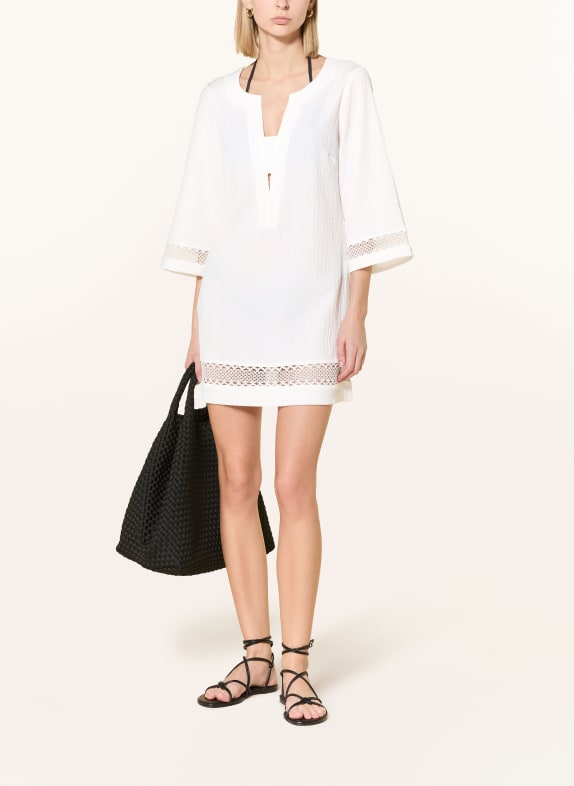 MARYAN MEHLHORN Strandkleid mit 3/4-Arm WEISS