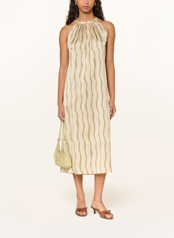 HEMISPHERE hedvábné šaty BÉŽOVÁ / KHAKI