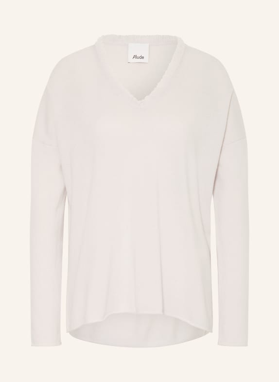 ALLUDE Pullover mit Cashmere HELLGRAU