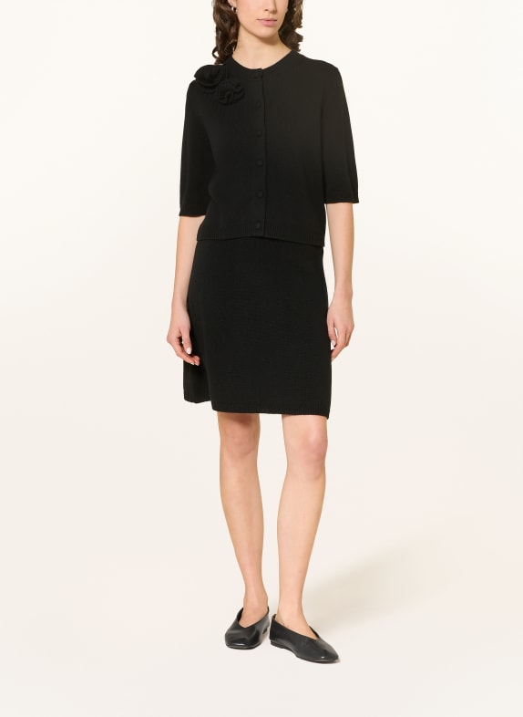 ALLUDE Vest met kasjmier DONKERBLAUW