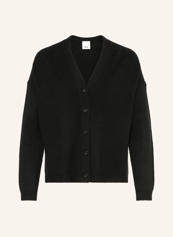 ALLUDE Strickjacke aus Cashmere SCHWARZ
