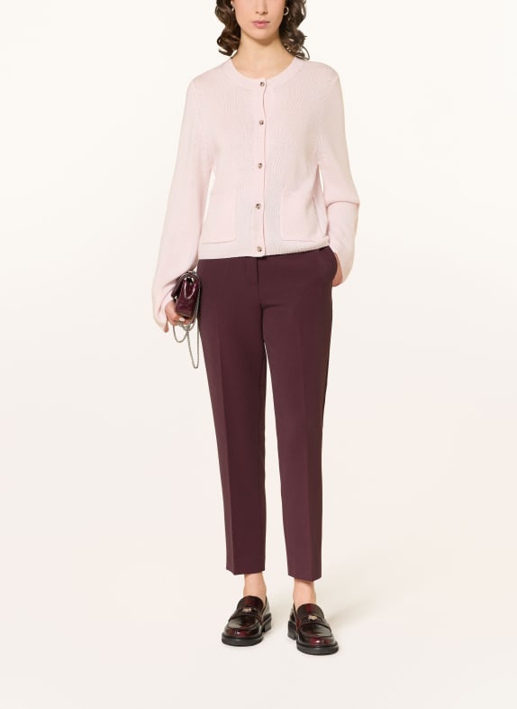 ALLUDE Gebreide vest van kasjmier ROSE CLAIR