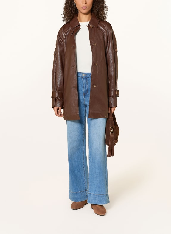 Buena Vista Wide Leg Jeans 6808 mid stone