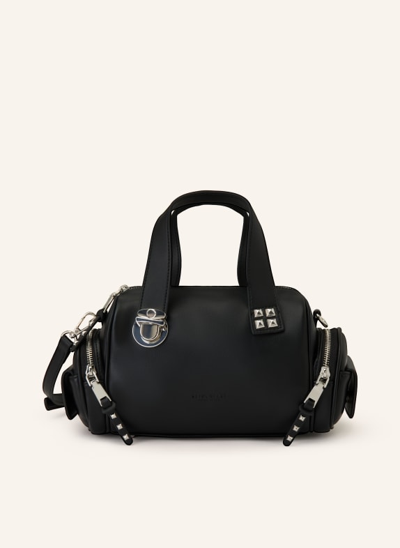 SEIDENFELT Kabelka JOKELA s nýty ČERNÁ / STŘÍBRNÁ