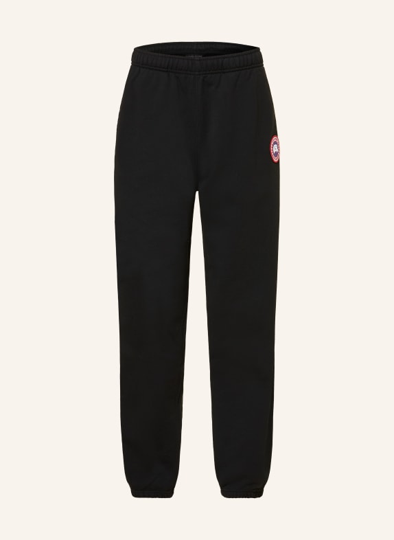 CANADA GOOSE Spodnie dresowe ROVE CZARNY