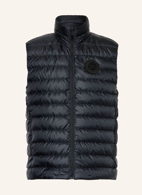 CANADA GOOSE Lehká péřová vesta STRATUS ČERNÁ