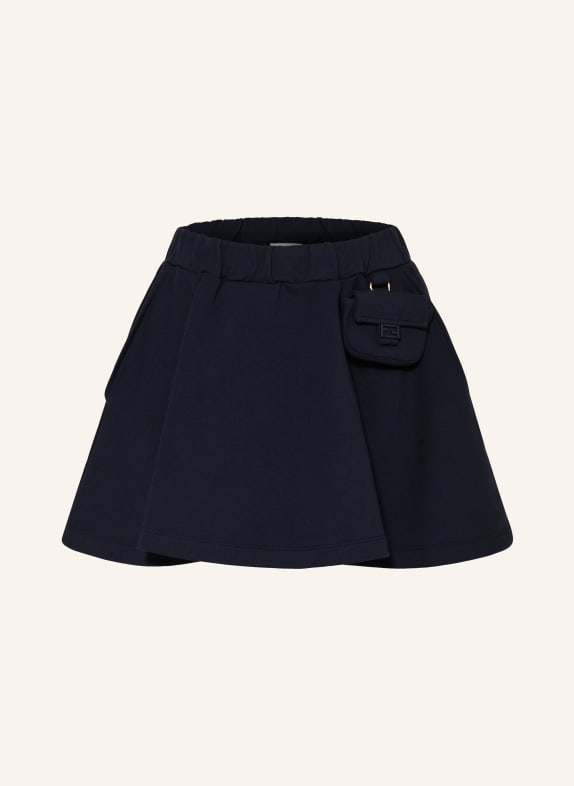 FENDI jersey skirt DARK BLUE