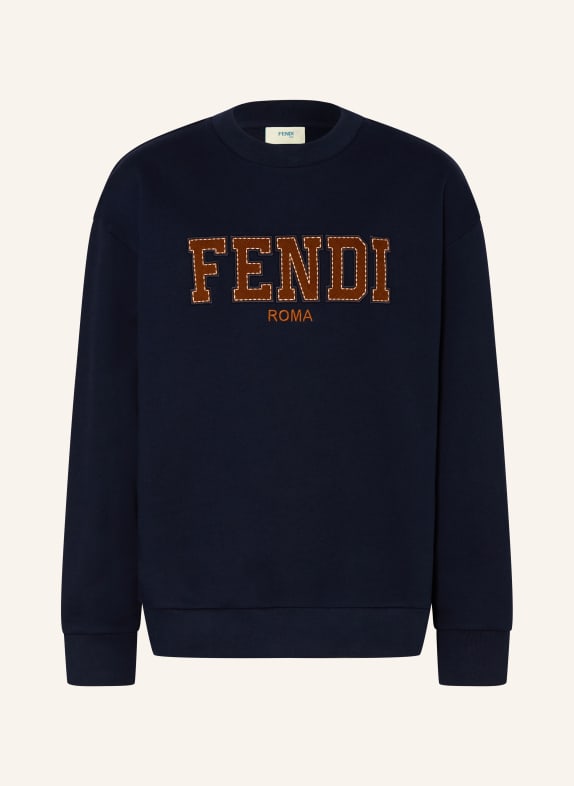 FENDI Sweatshirt DUNKELBLAU