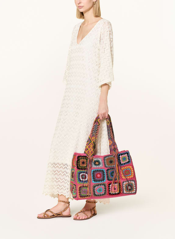 ANOKHI Shopper ROSA / GUL / LJUSBLÅ