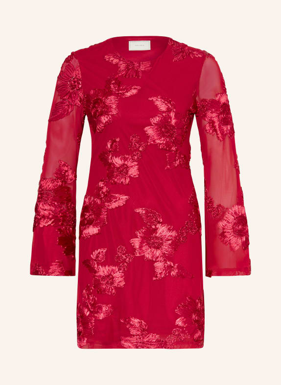 NEO NOIR Mesh-jurk DIRINA ROOD