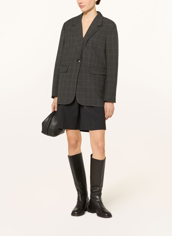 NEO NOIR Blazer GABY DONKERGRIJS / WIT / ZWART