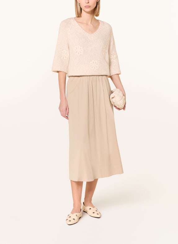 MILANO ITALY rok BEIGE