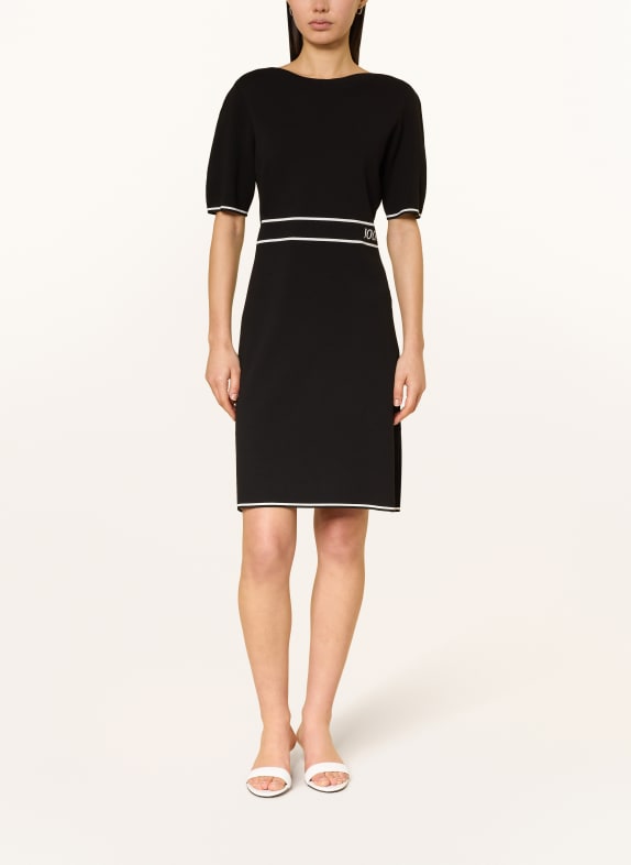 JOOP! KIRLA knit dress BLACK / WHITE