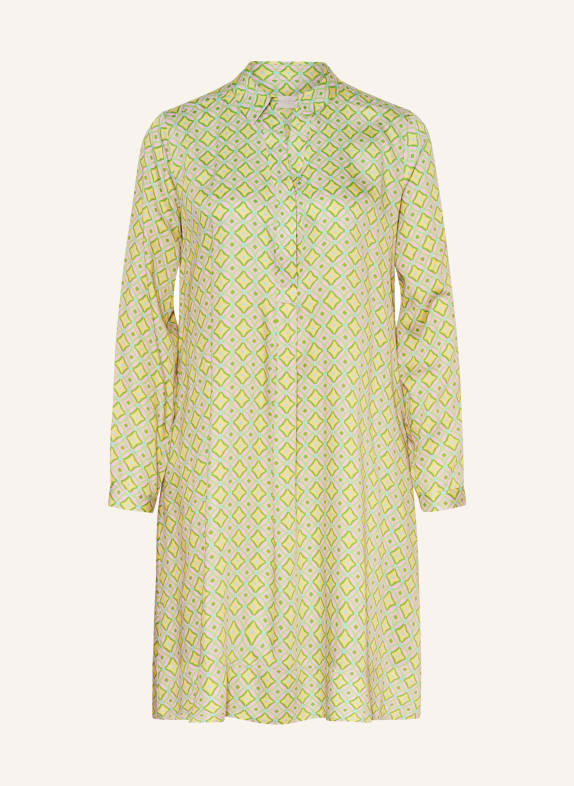 MILANO ITALY shirt dress GREEN / ROSE / YELLOW