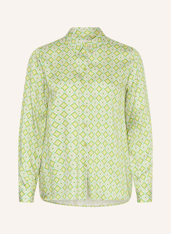 MILANO ITALY Hemdbluse GRÜN / ROSÉ / GELB