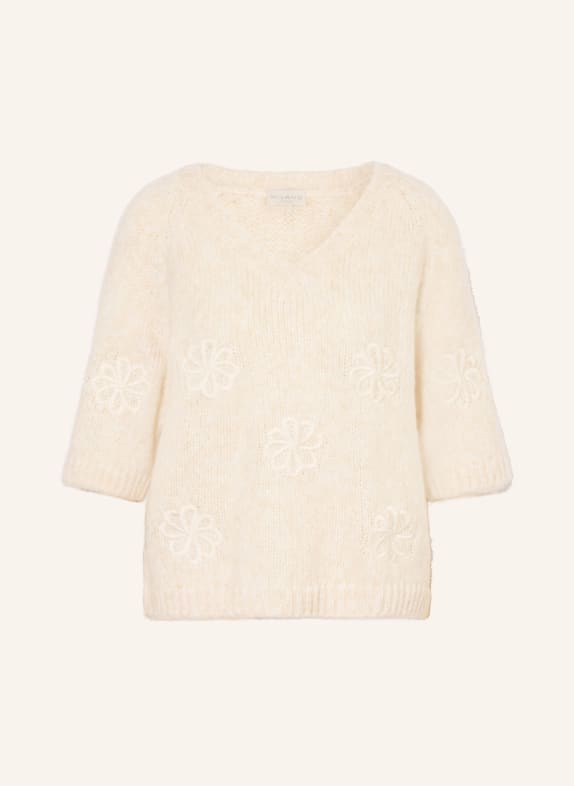 MILANO ITALY Trui met 3/4-mouwen ECRU