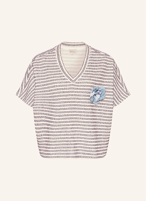 MILANO ITALY T-Shirt ECRU / DUNKELBLAU