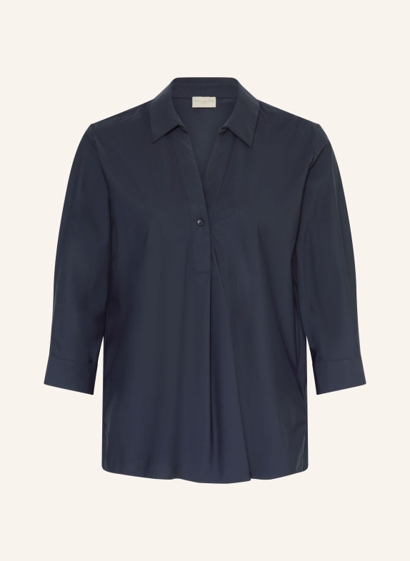 MILANO ITALY Jerseyová blůza s 3/4 rukávem TMAVĚ MODRÁ