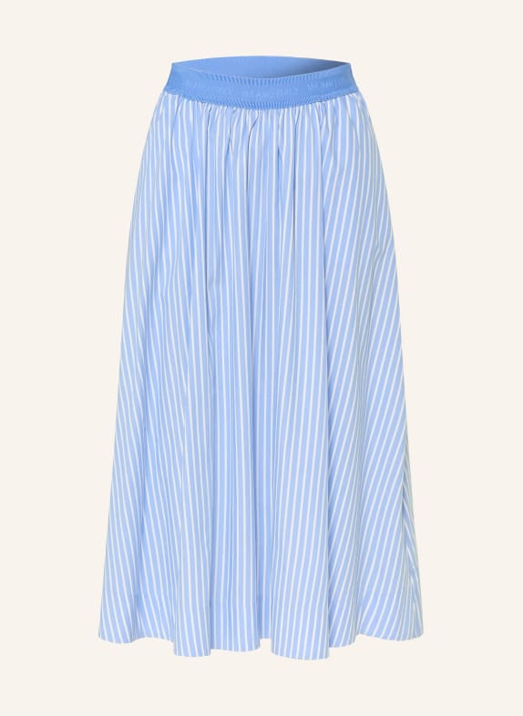 MILANO ITALY Sukně TMAVĚ MODRÁ / BÍLÁ