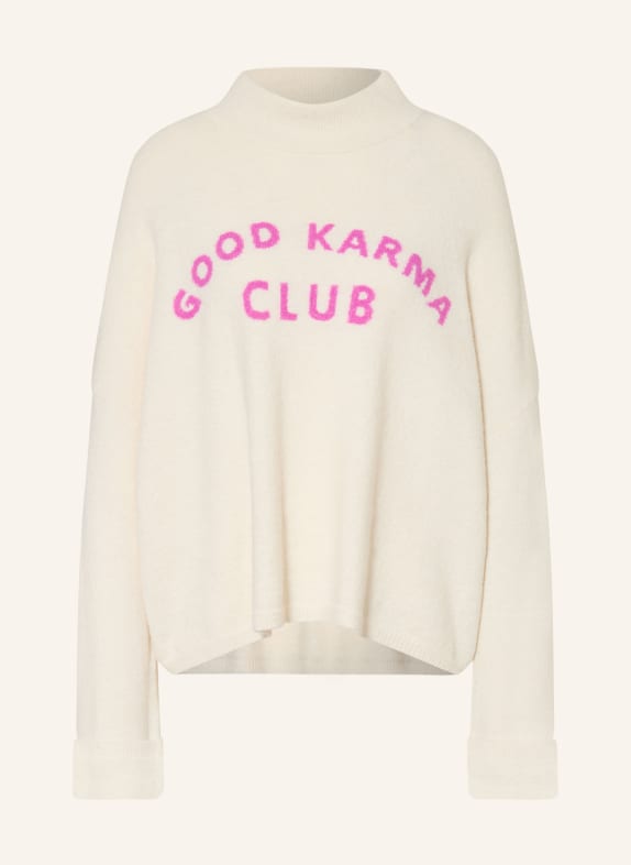 OH APRIL COCO sweater CREAM / PINK