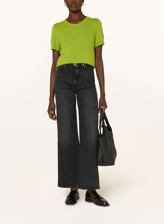 ALLUDE Strickshirt aus Cashmere HELLGRÜN