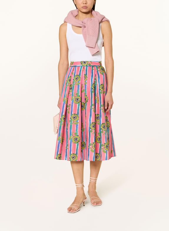 rossana diva rok ROZE / GROEN / PETROL