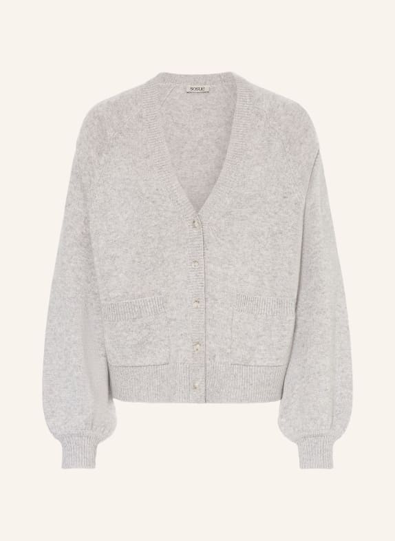 SoSUE Svetr BELLA s kašmírem ŠEDÁ