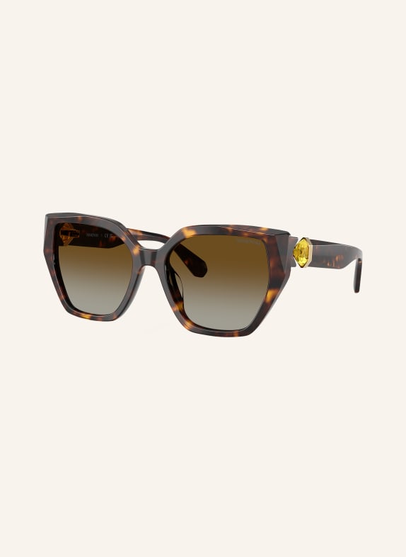 SWAROVSKI Sonnenbrille SK6044U HAVANA/ BRAUN POLARISIERT