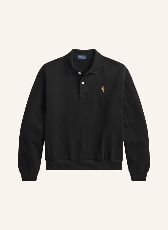 POLO RALPH LAUREN Sweat-Poloshirt SCHWARZ
