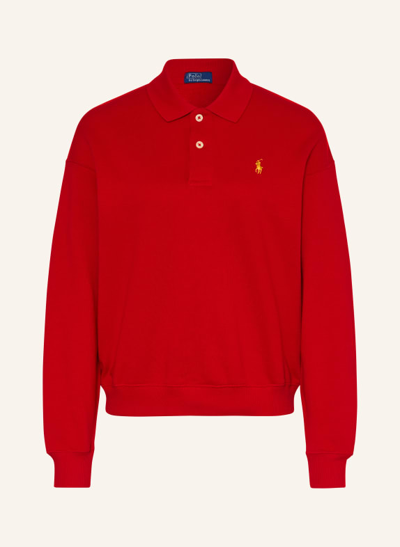 POLO RALPH LAUREN Bluzka polo z dzianiny dresowej CZERWONY
