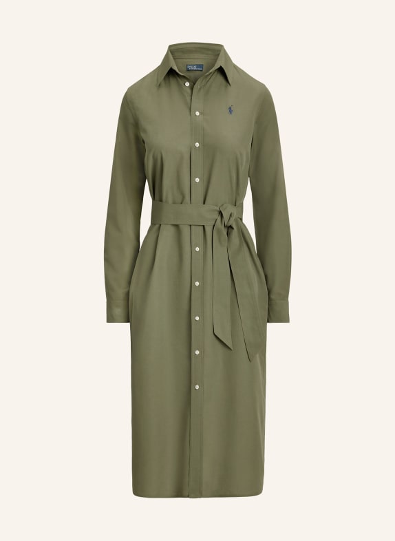 POLO RALPH LAUREN Hemdblusenkleid OLIV