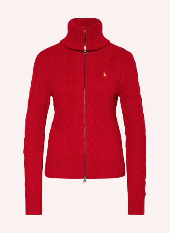 POLO RALPH LAUREN Strickjacke ROT