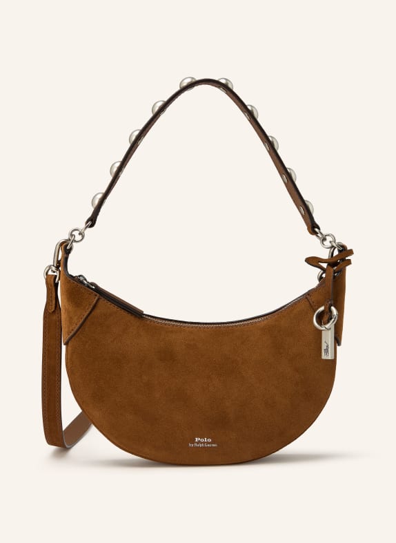 POLO RALPH LAUREN taška přes rameno HNĚDÁ