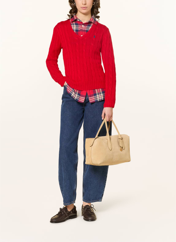 POLO RALPH LAUREN Handtas BELLPORT CAMEL / GOUD