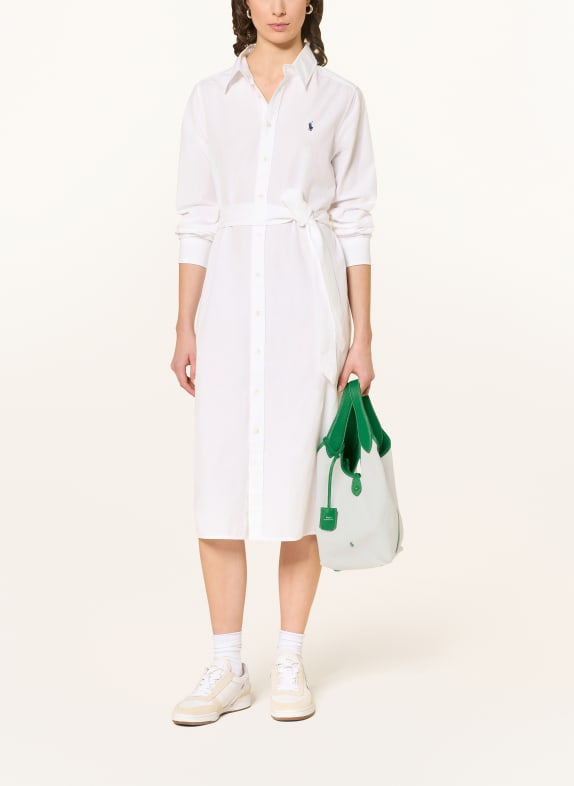 POLO RALPH LAUREN handtas WIT / GROEN