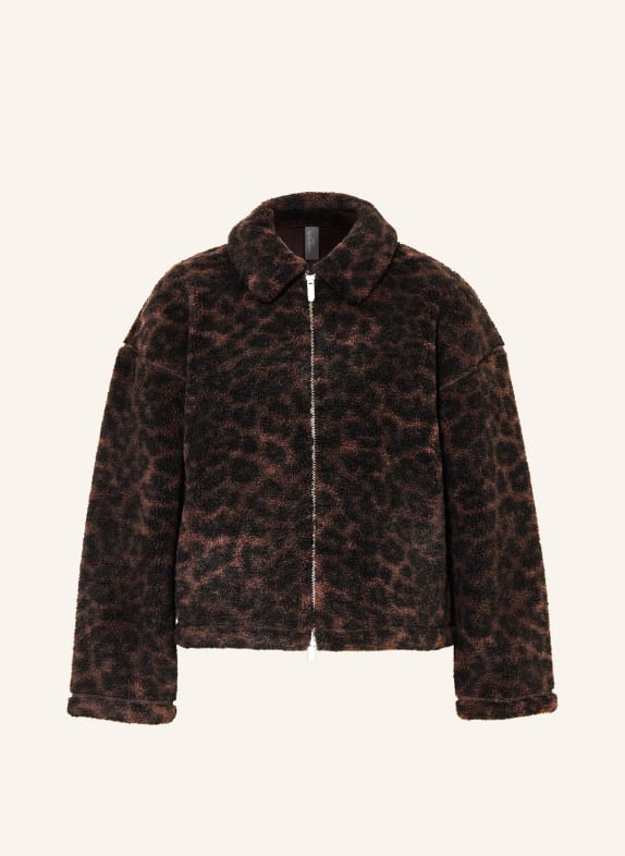 Sweaty Betty fleece jacket DARK BROWN / BROWN