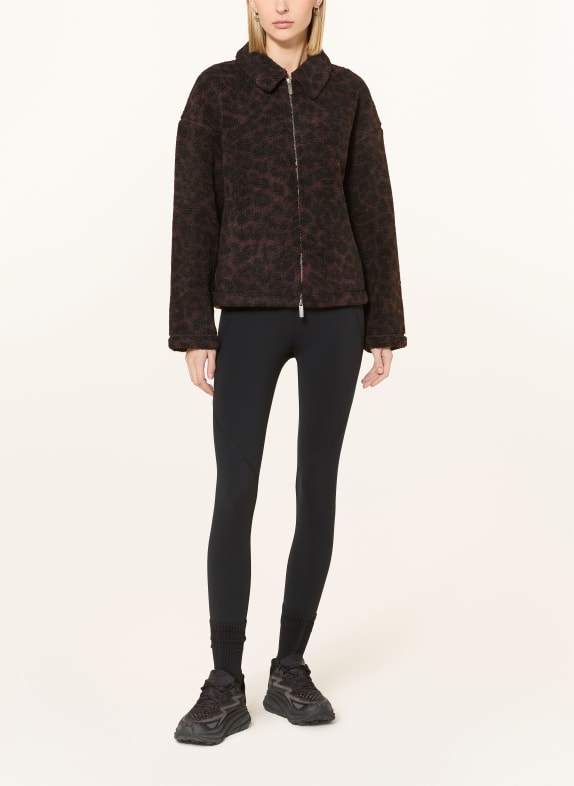 Sweaty Betty Fleecejacke DUNKELBRAUN / BRAUN