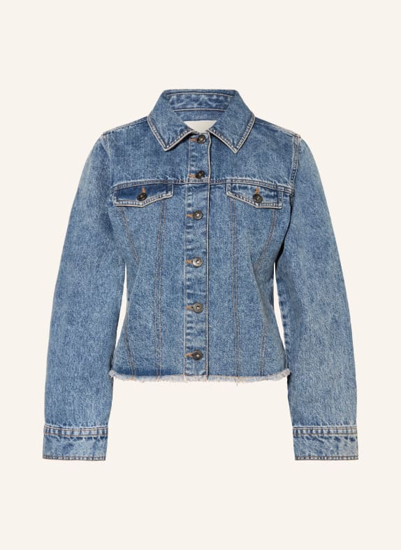 ICHI IHAVENY denim jacket 200928 Washed med. blue