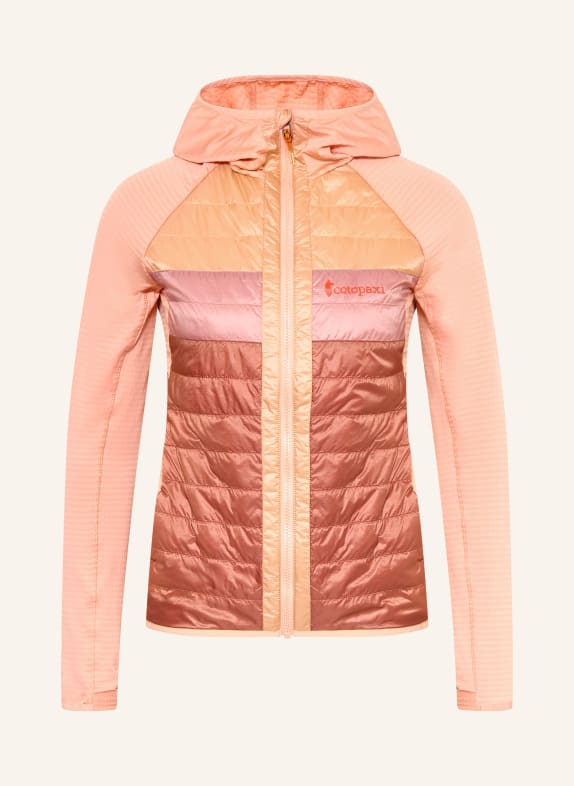 cotopaxi Hybridní prošívaná bunda CAPA TMAVĚ ORANŽOVÁ / HNĚDÁ / STARORŮŽOVÁ