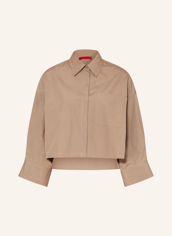 MAX & Co. Hemdbluse VELOCE mit 3/4-Arm TAUPE
