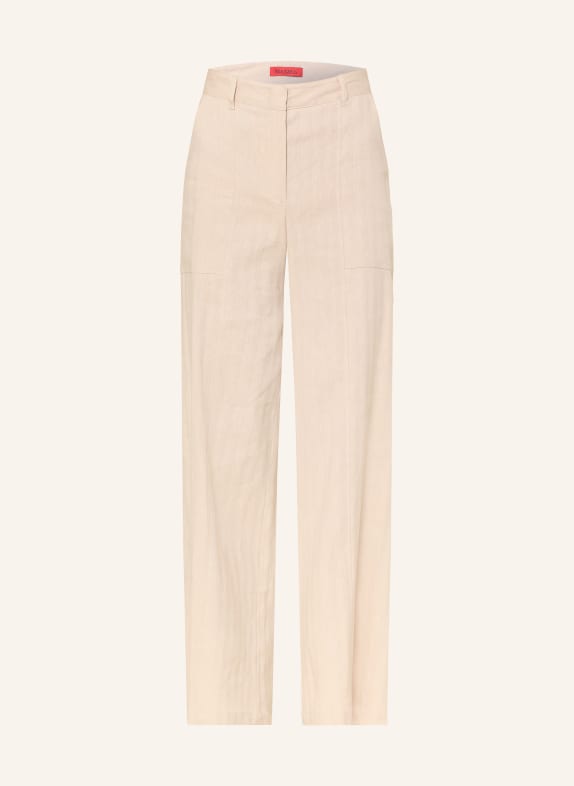 MAX & Co. Hose COGIURATO mit Leinen BEIGE
