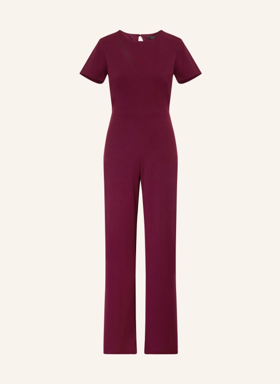 LIPSY Jumpsuit mit Cut-out DUNKELROT