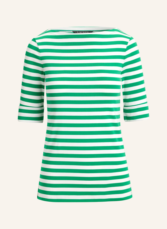 LAUREN RALPH LAUREN T-Shirt GRÜN / WEISS
