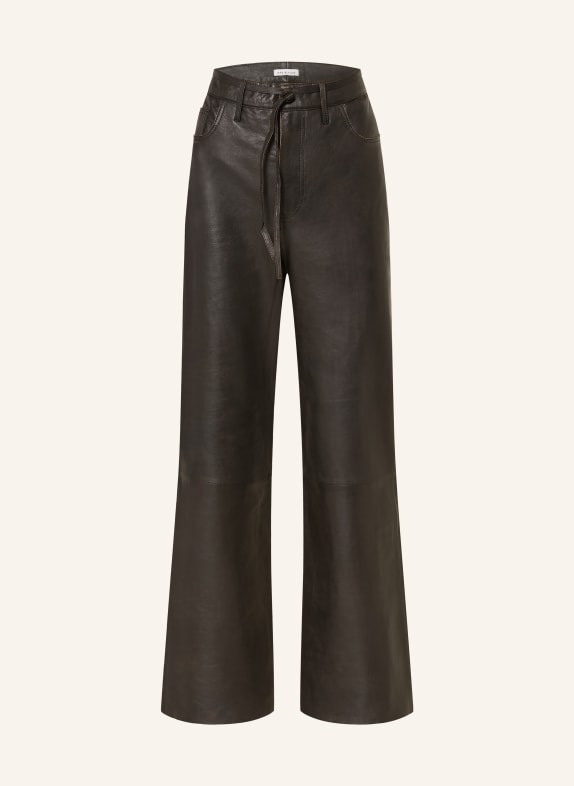 MRS & HUGS Lederhose DUNKELBRAUN