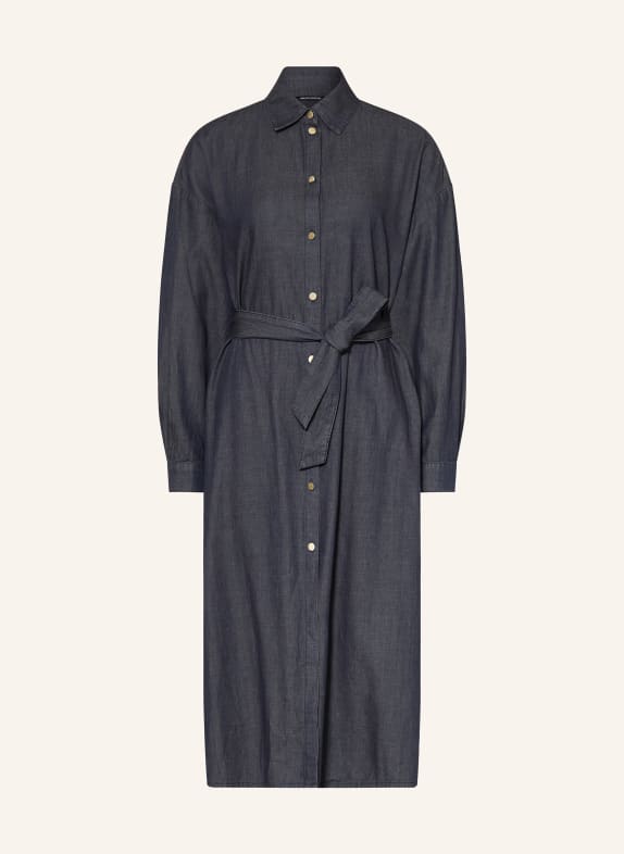 ARMANI EXCHANGE Hemdblusenkleid DUNKELBLAU