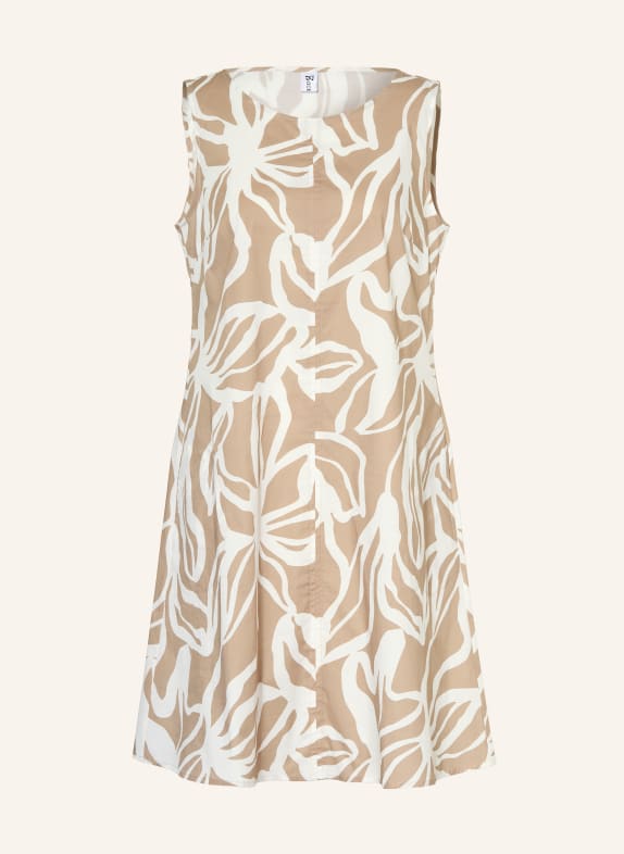 Backstage LILITH dress WHITE / LIGHT BROWN